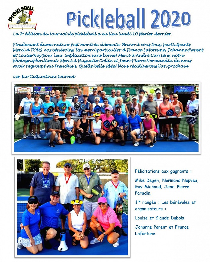 2020 Pickleball