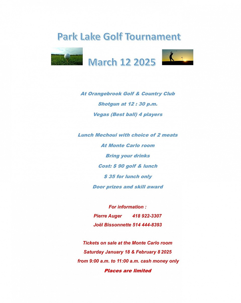 Tounament Golf 2025