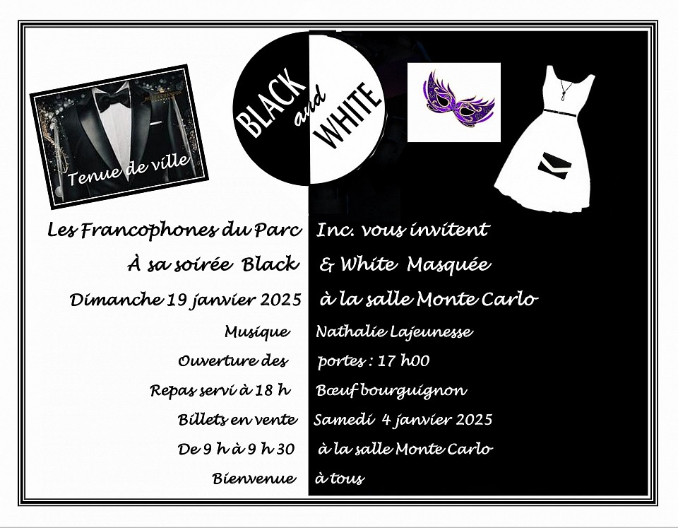 Soirée Black and White
