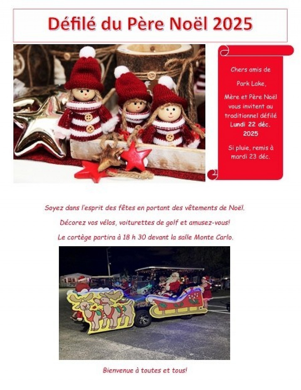 Défilé Père Noël